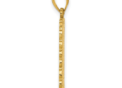14k Yellow Gold Pendants Style K7162 - Classique Jewelry Inc.