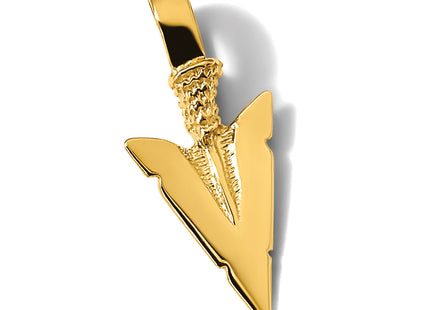 14K 3-D Arrowhead Charm