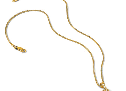 14K Textured 2-D Coliseum Charm