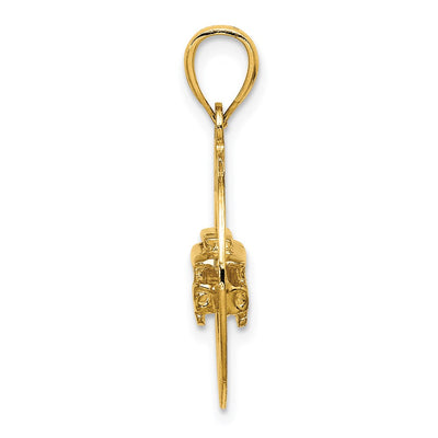 14K SAN FRANCISCO w/Cable Car Charm