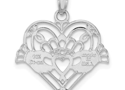 14k White Gold Jewelry Style K7191W - Classique Jewelry Inc.