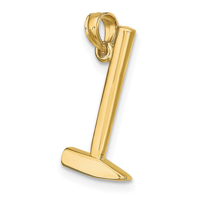 14K 3-D Hammer Charm