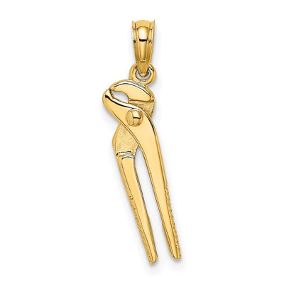14K 3-D Moveable Pliers Charm
