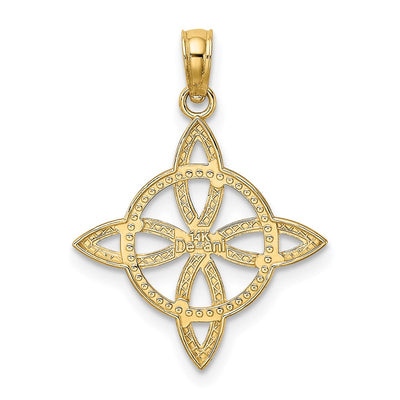14K Small Celtic Eternity Knot Charm