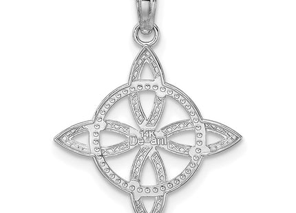 14k White Gold Jewelry Style K7223W - Classique Jewelry Inc.