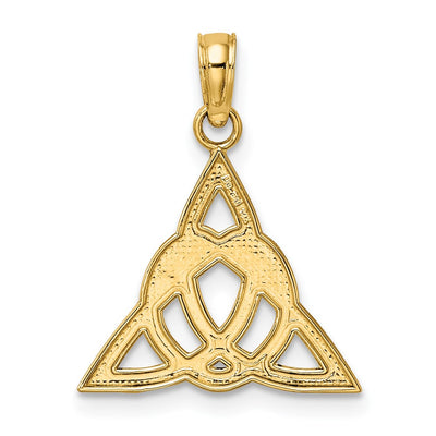 14K Small Celtic Trinity Knot Charm
