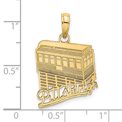 14K Pittsburgh Incline (Tram) Charm