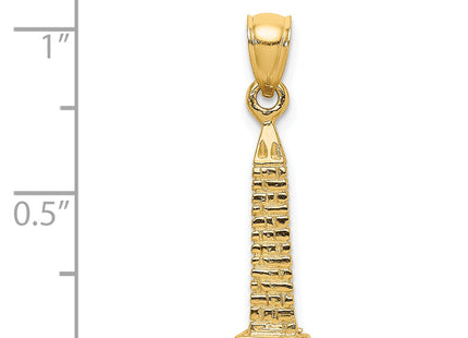 14K 3D Washington Monument Charm