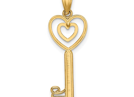 14k Yellow Gold Pendants Style K7289 - Classique Jewelry Inc.