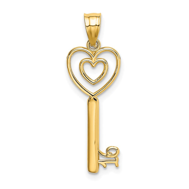 14k Yellow Gold Pendants Style K7289 - Classique Jewelry Inc.