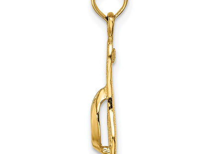 14K gold charm, alternate view