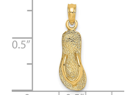 14K gold charm, another view