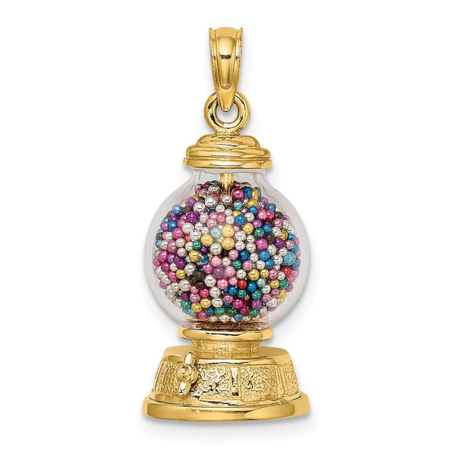 14k Yellow Gold Pendants Style K7307 - Classique Jewelry Inc.