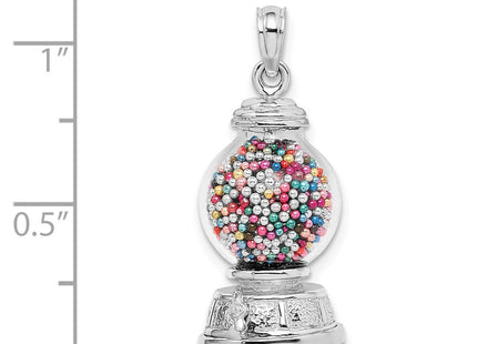 14k White Gold Pendants Style K7307W - Classique Jewelry Inc.