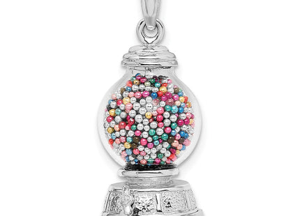 14k White Gold Pendants Style K7307W - Classique Jewelry Inc.