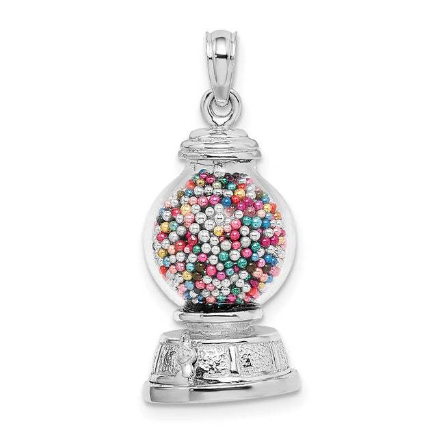 14k White Gold Pendants Style K7307W - Classique Jewelry Inc.