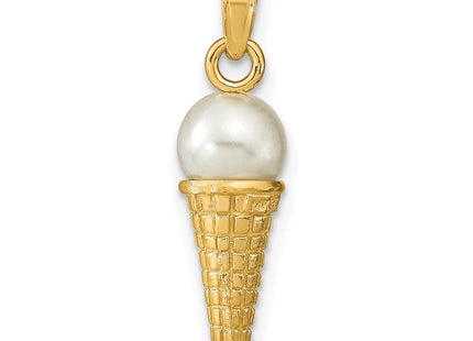 14k Yellow Gold Pendants Style K7308 - Classique Jewelry Inc.