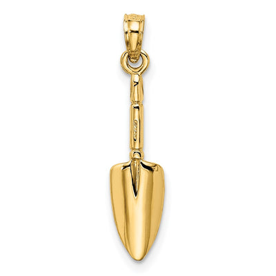 14K 3-D Trowel Garden Tool Charm