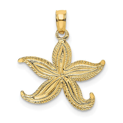 14K gold starfish charm
