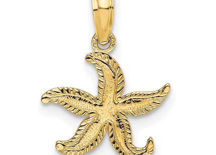 14K gold starfish charm