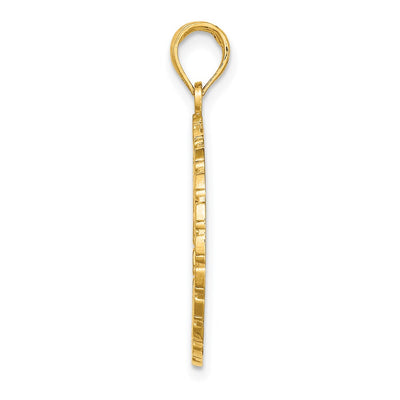 14K PUERTO RICO Palm Tree Charm