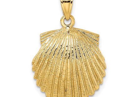 14K Scallop Shell Charm (Style K7394)