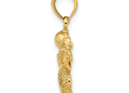 14K gold charm, alternate view