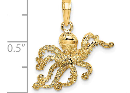 14K gold charm, another view