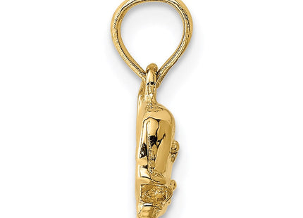 14K gold charm, alternate view