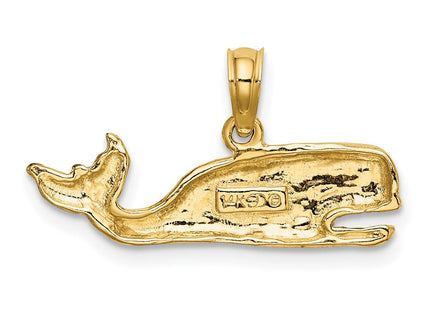 14K gold charm, another view
