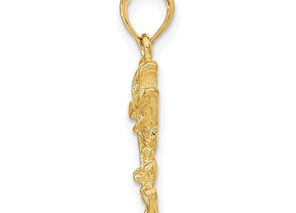 14k Yellow Gold Pendants Style K7439 - Classique Jewelry Inc.