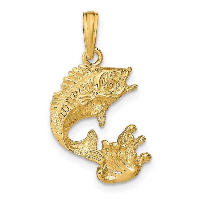 14k Yellow Gold Pendants Style K7439 - Classique Jewelry Inc.