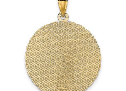 14K gold tree charm, further view