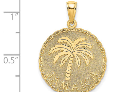 14K gold tree charm, another view