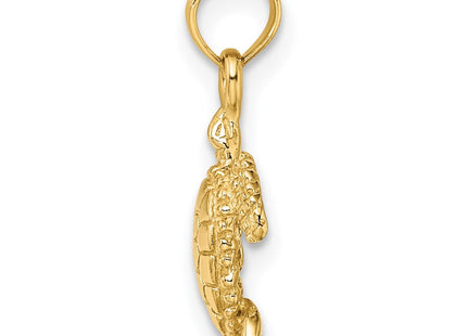 14K gold charm, alternate view