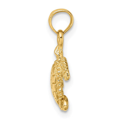 14K Stingray Charm, 20 x 15.15mm