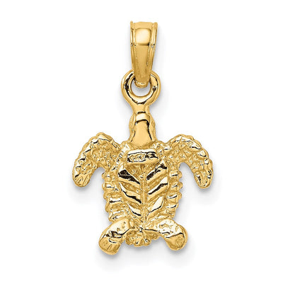 14K Stingray Charm, 20 x 15.15mm
