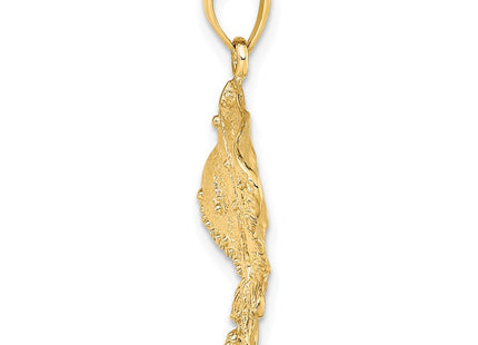 14K gold charm, alternate view