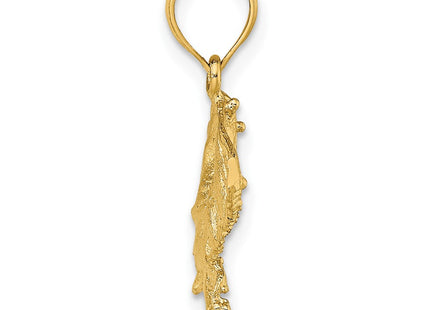 14K gold charm, alternate view