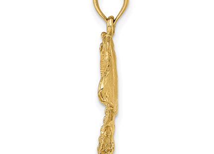 14K gold charm, alternate view