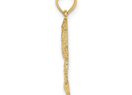 14K BAHAMAS Palm Tree Charm (Style K7597)