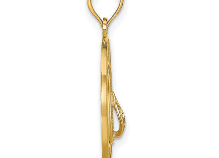14k Yellow Gold Pendants Style K7608 - Classique Jewelry Inc.
