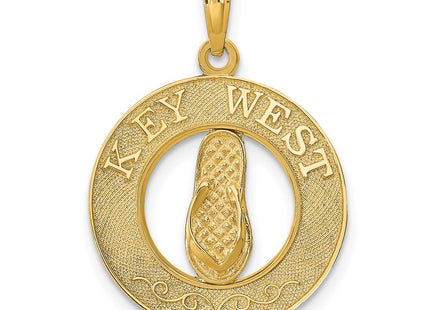 14k Yellow Gold Pendants Style K7608 - Classique Jewelry Inc.