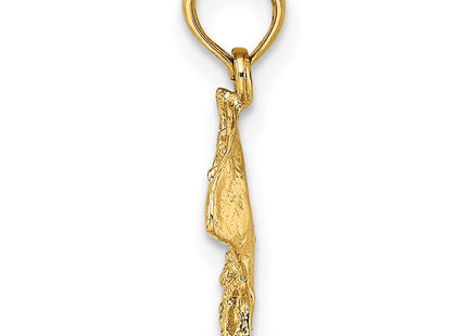 14K gold charm, alternate view
