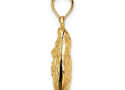 14K gold charm, alternate view
