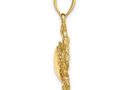 14K gold charm, alternate view