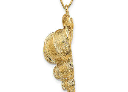 14K gold charm, alternate view