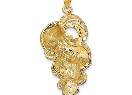 14K gold charm, further view