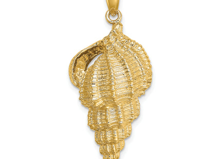 14K Wentletrap Shell Charm, 36 x 16.25mm