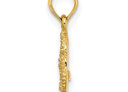 14k Yellow Gold Pendants Style K7640 - Classique Jewelry Inc.